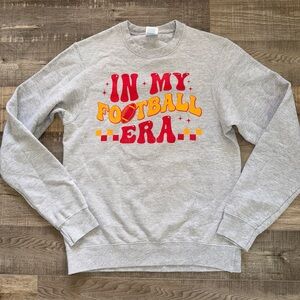 Gray 'In My Football Era' size small sweatshirt